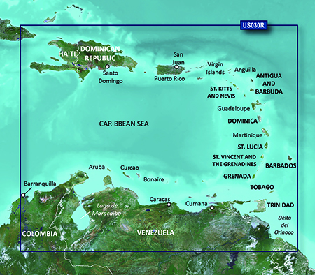 Garmin 010-C0731-20 HXUS030R G3 Micro SD Southeast Caribbean