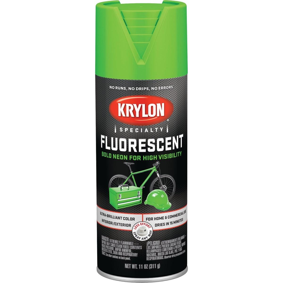 Krylon KRYK03106888 11 Oz. Fluorescent Spray Paint Green