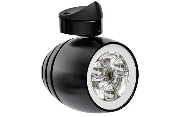 Lumitec 101331 Octane Tower/Spreader White LED Black Finish 12/24v