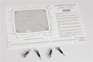 Lowrance 000-10028-001 FM-ME5 Flush Mount for Elite/Mark 5in Models