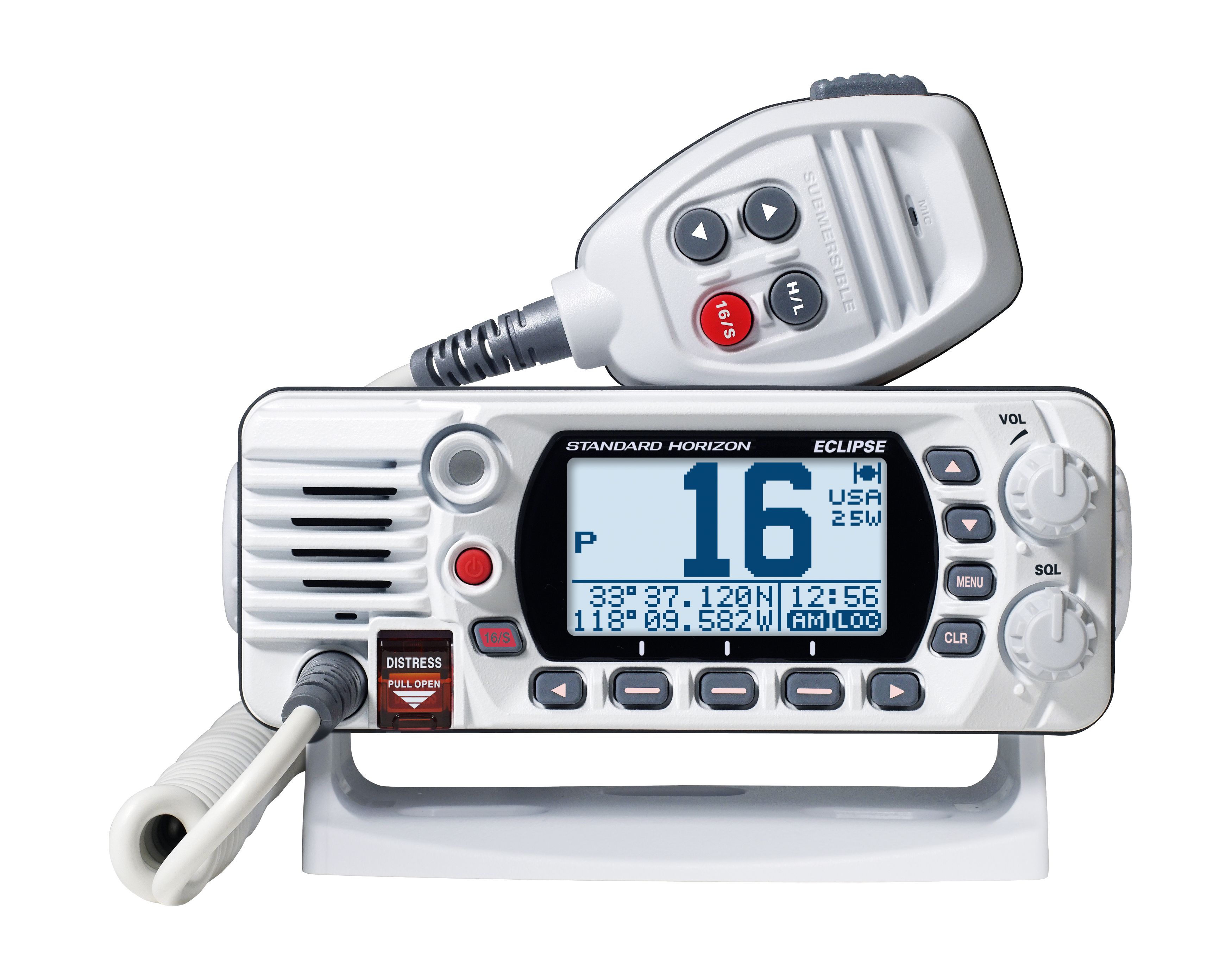 Standard Horizon GX1410W Eclipse White Class D 25 Watt VHF