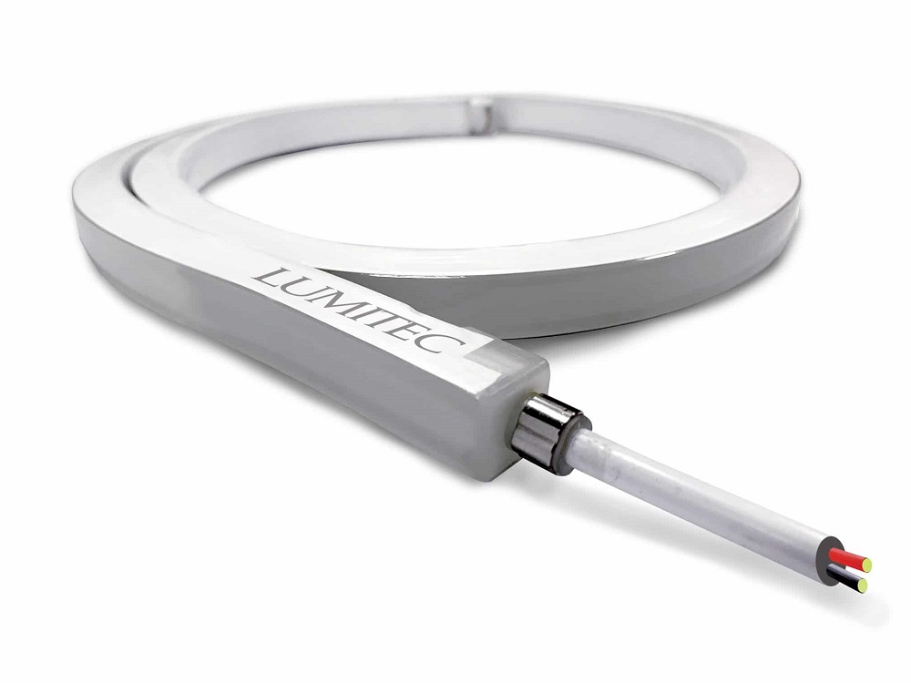 Lumitec Moray Flex Strip Light RGBW 3ft 10-14vDC Whie Finish