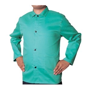 Weldas ADP33-6630XXL Alliance Cool FR Cotton Jacket Four snap front Green