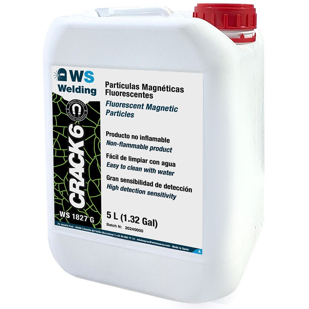 WhaleSpray WSP1827G0013 Fluorescent Magnetic Particles Ndt Crack 6 5 Liter