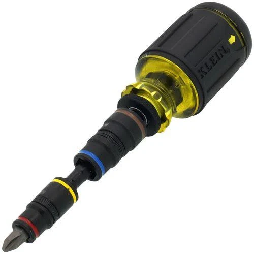 Klein 32308HD 12-in-1 Stubby Screwdriver for HVAC/R Systems Professional Grade