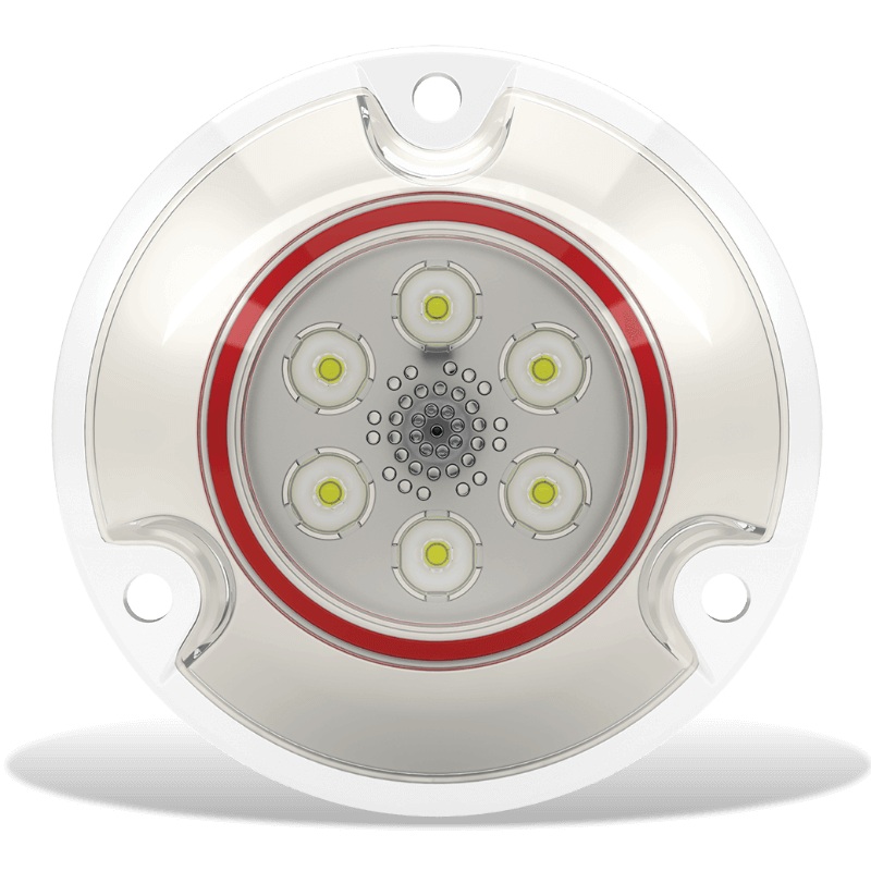 Lumishore ORA SMX11 Surface Mount Underwater White LED Light Polymer Housing 12vDC