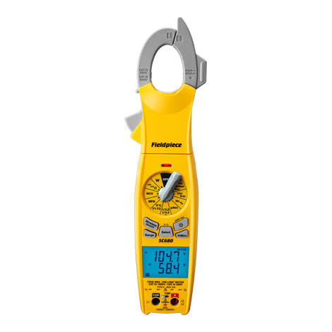 Fieldpiece SC680 Clamp Meter for HVAC/R Systems Professional Grade