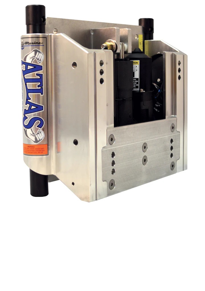 T-H AHJ-10VHD-DP Marine Atlas 10in Jack Plate Heavy Duty Hydraulic Polished