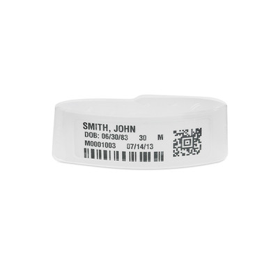 Zebra 2.75" x 9.25" Z-Band Fusion Wristband (Case)