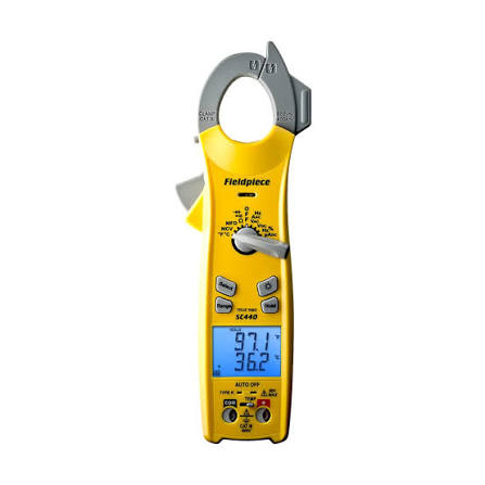 Fieldpiece SC440 Clamp Meter with Temperature for HVAC/R Systems