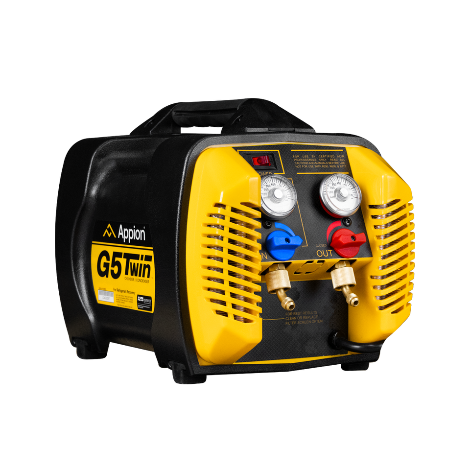 Appion G5TWIN Refrigerant Recovery Unit for HVAC/R Systems Professional Grade
