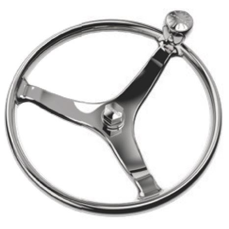 Lewmar 89700871 15.5in Power Grip Wheel Stainless Steel M12 Nut