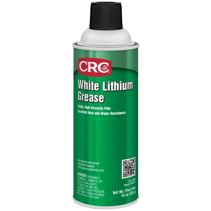 CRC CRC03080 Grease 16 oz Off-White Aerosol 2 Lithium Stearate 0 to 300 °F