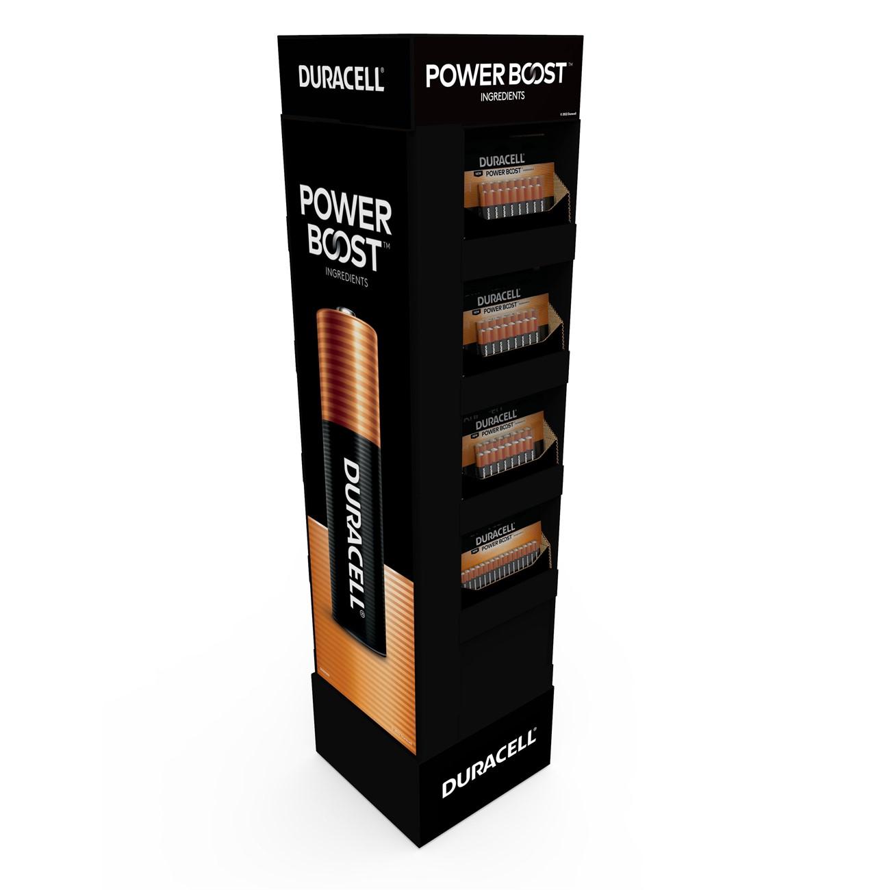 Duracell DUR41333-03986 Coppertop National Tower Floor Stand Display 48"