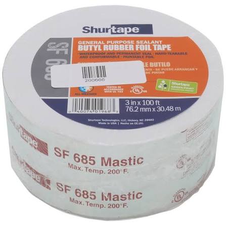 Shurtape Duct Sealant Mastic 3X100 200666/SF685