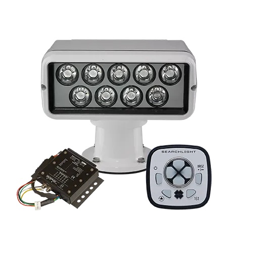 ACR RCL100 LED Searchlight Wired Control White Housing 12/24vDC