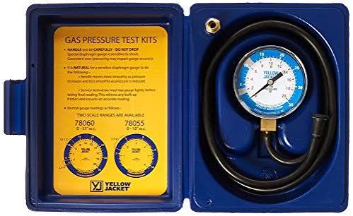 Yellow Jacket Gas Pressure Test Kit 0-35 78060