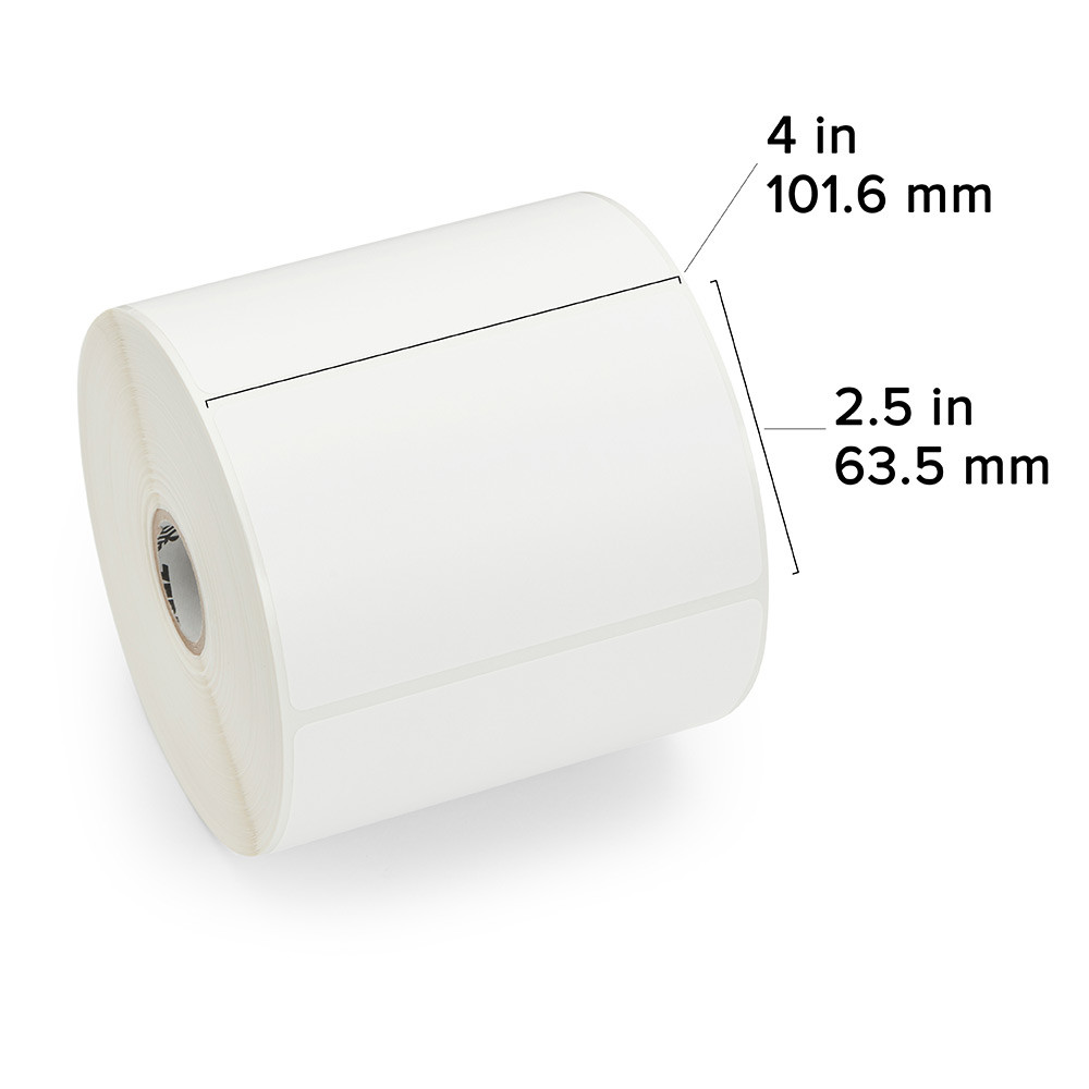 Zebra 4" x 2.5" Z-Select 4000D Label (Case)