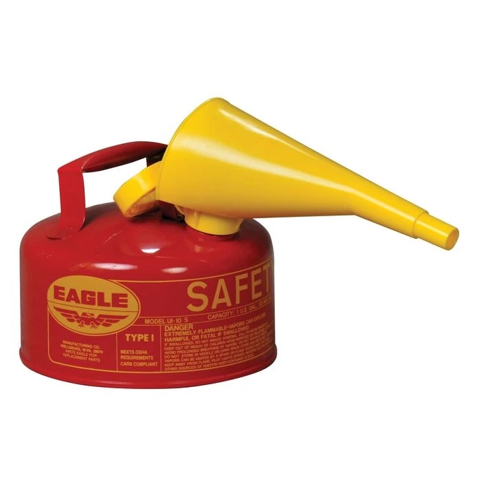 Eagle EAGUI10FS Safety Type 1 Safety Can Safety oily waste cans 1 gallon