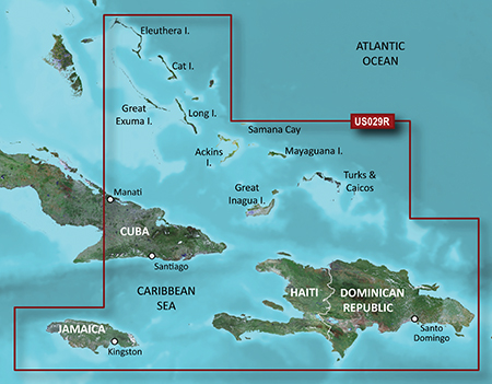 Garmin 010-C0730-00 VUS029R G3 Vision Southern Bahamas