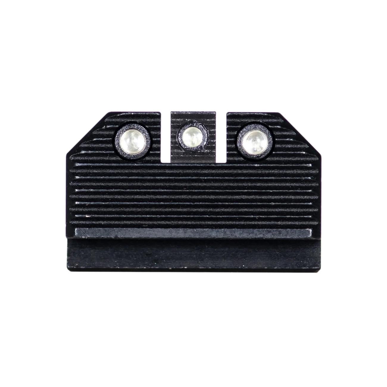 Night Fision Optics-Ready Stealth Series for Glock 42/43/43X/43X MOS Black Front Ring/Black Rear