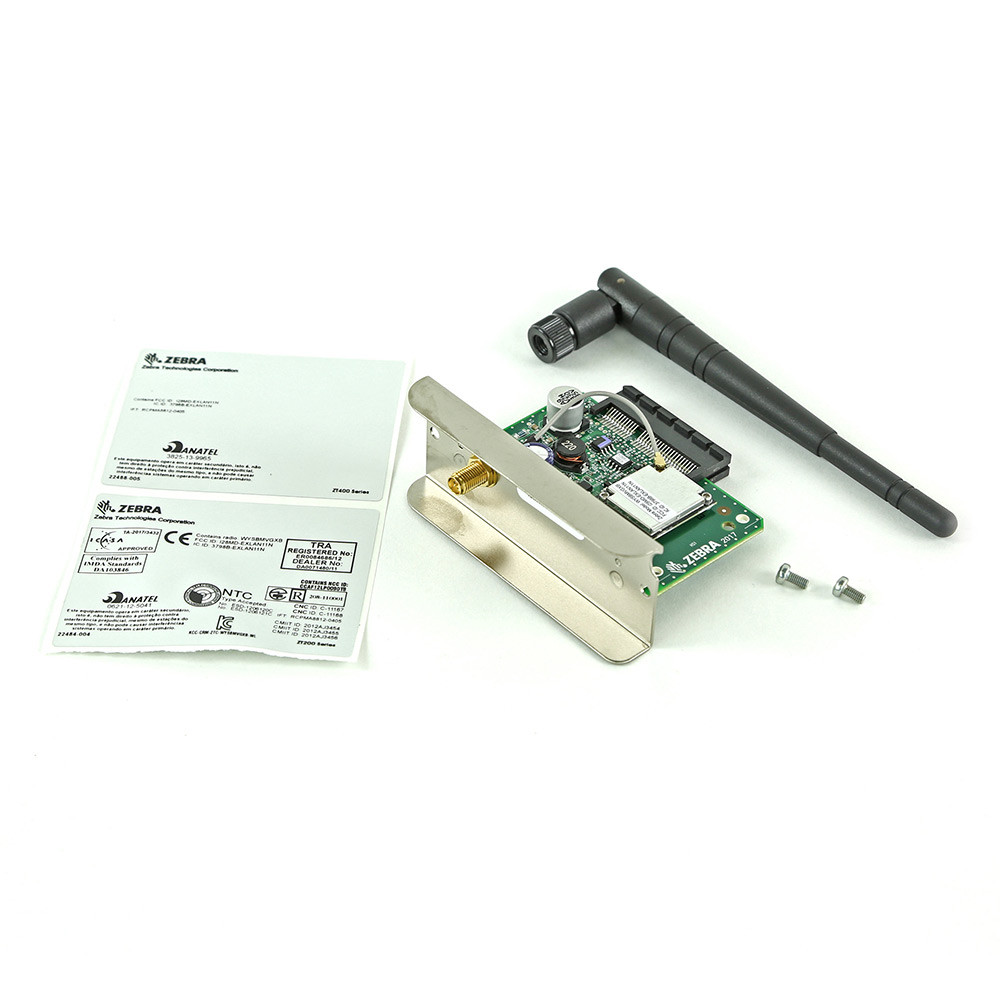 Zebra ZT400 Series, ZT200 Series Wireless Card
