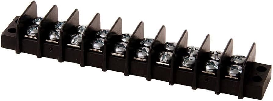 DiversiTech Terminal Block 20A-250V 10 Pos 6185