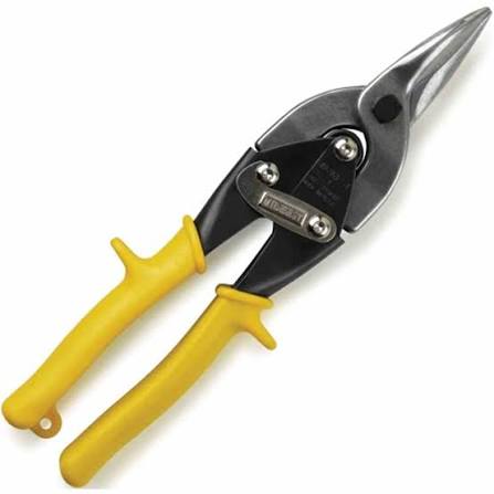 Midwest Snips 6716S Aviation Snips Straight Cutting Tool for HVAC/R Systems