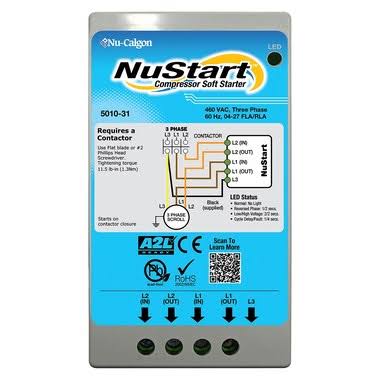 NU-CALGON 5010-31 Nu-Start 460VAC 3P Relay / Contactor for HVAC/R Systems