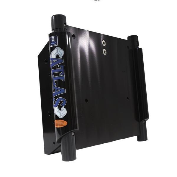 T-H AHJ-12V-B-DP Marine Atlas 12in Jack Plate Standard Hydraulic Black Anodized