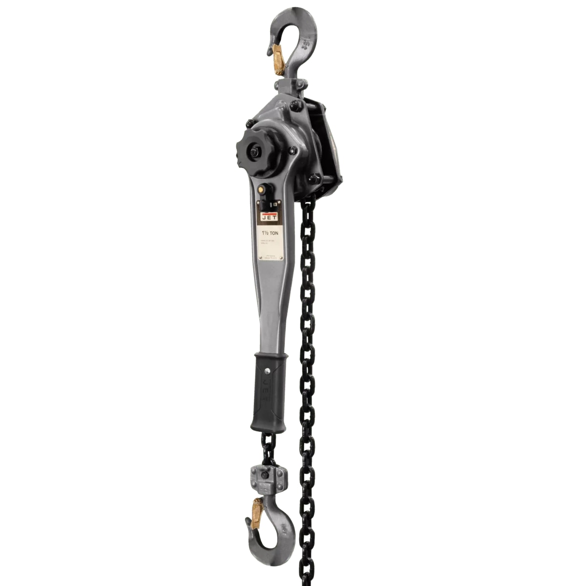 JET JET287401 Lever Hoist 1-1/2 Ton With 10 ft Lift Jlp-A Alloy Steel Hooks