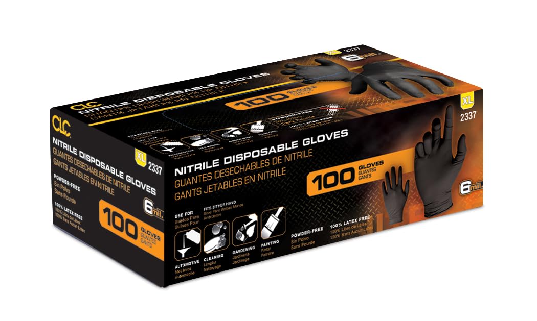 CLC 100-Pack Nitrl Disp Glove XL 2337X