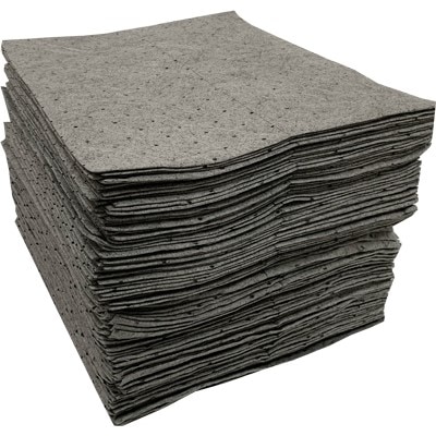FyterTech NPSU1PH100 NPS Essentials 15" x 18" Universal Single-Ply Sorbent Pads
