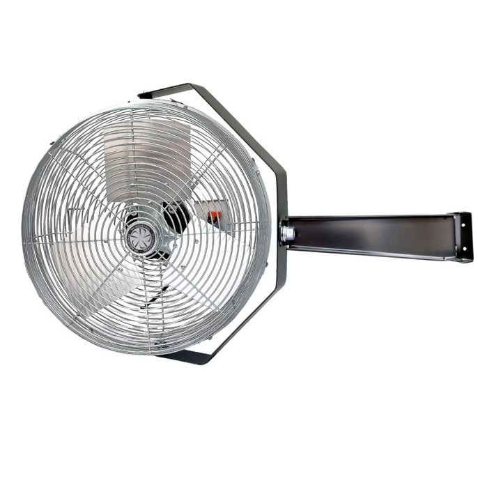 TPI TPIU18TE Industrial Mounted Workstation Fan 18 in Aluminum 120 V 1 Ph