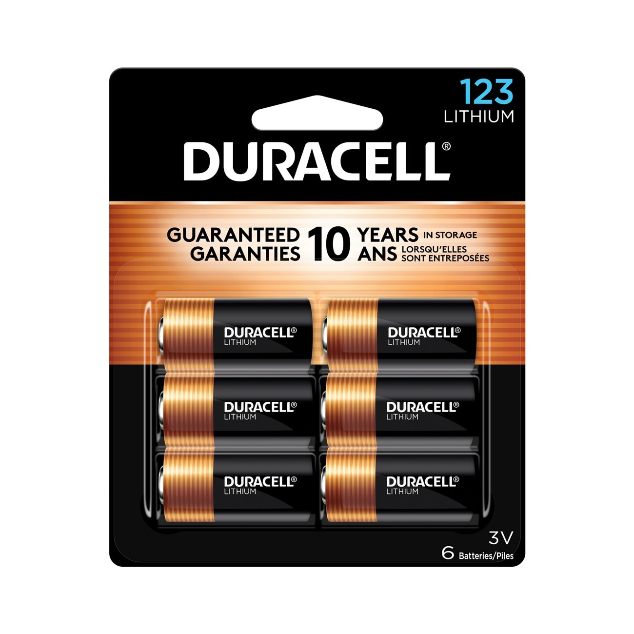 Duracell DURDL123AB6PK Specialty Ultra Photo Lithium Batteries