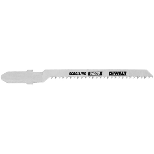 DeWalt DEWDW3765H Jig Saw Blade 3" 12TPI Trim/Coping HCS Jig Saw Blade 5pk