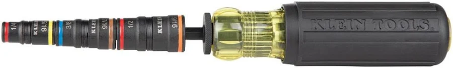 Klein 32910 7-in-1 Impact-Rated Screwdriver for HVAC/R Systems