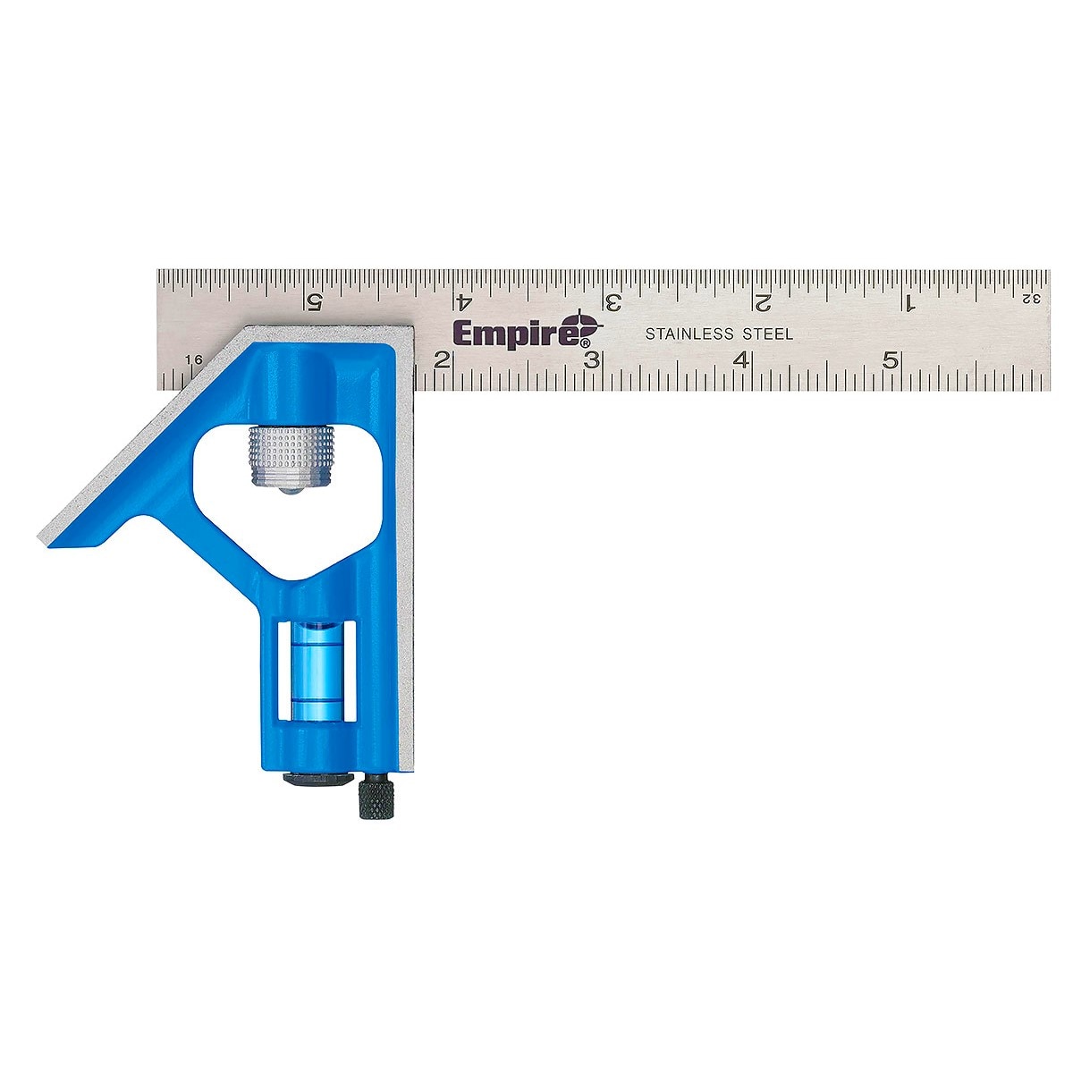 Empire EPLE255 E255 Level True Blue Combination Square 6"