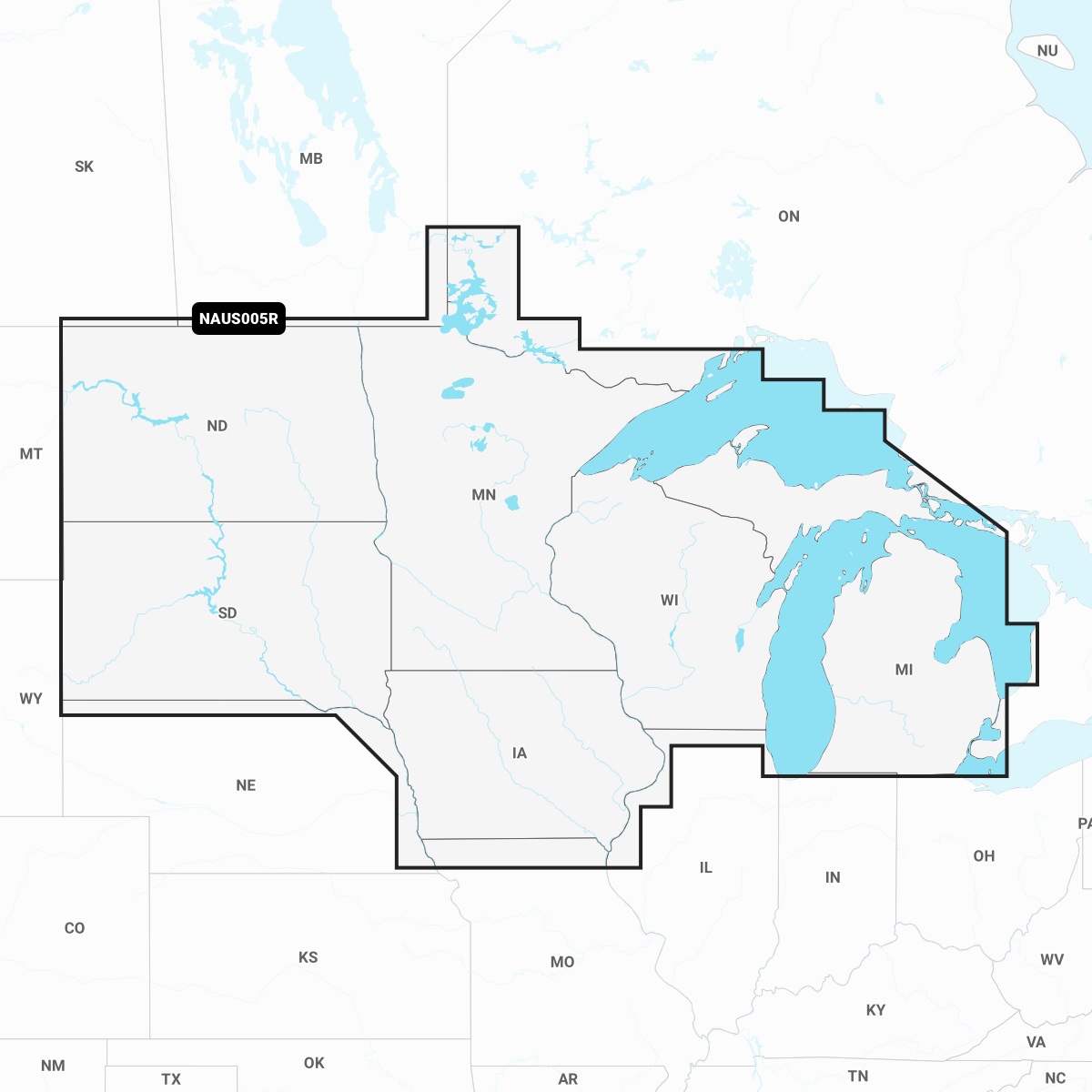 Garmin 010-C1289-20 NSUS005R Navionics+ U.S. North MicroSD