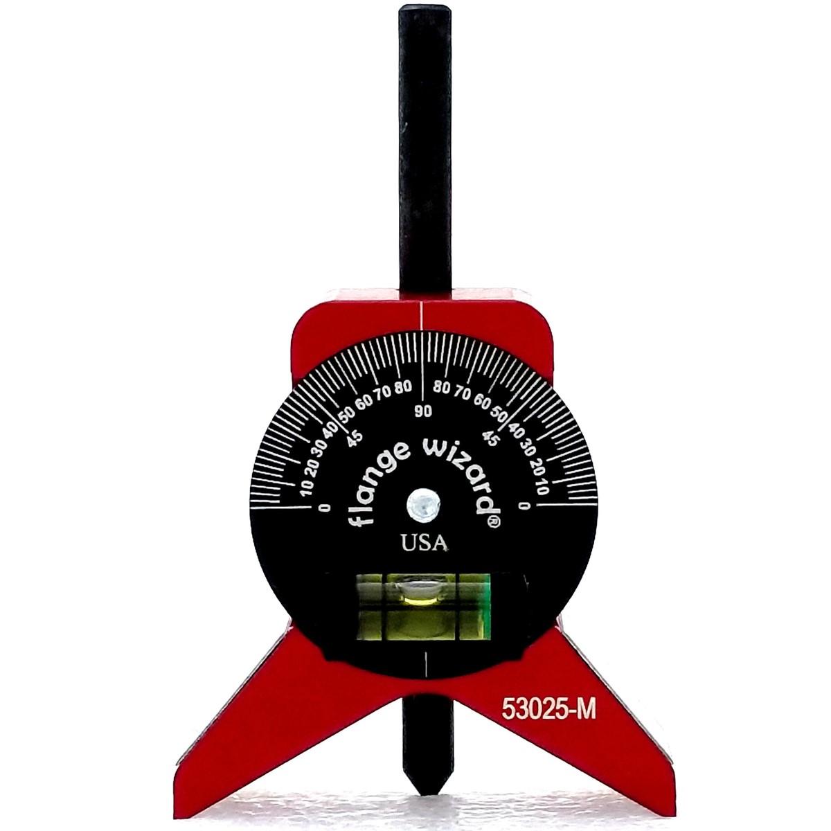 Flange Wizard FLW53025-M Centering Head Dial w/Vial Magnetic Small