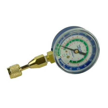 Yellow Jacket Refrigeration Recovery Test Gauge Blue