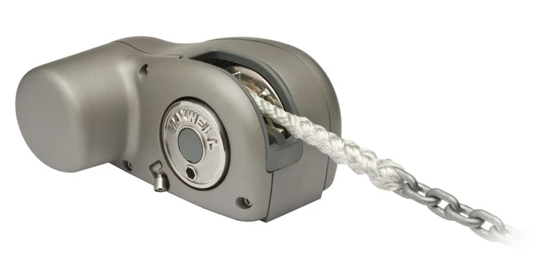 Maxwell HRC-6 Free Fall 12v Horizontal Windlass for 1/4in Chain & 1/2in Line