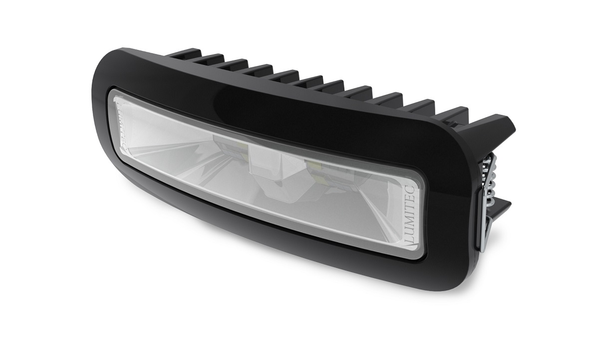 Lumitec Capri3 Flood Light White LEDfts Non-Dimmable Flush Mount Black 12/24v