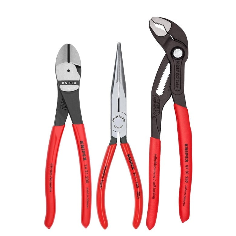 Knipex Universal Pliers Set with Cobra Pliers (3 Piece)
