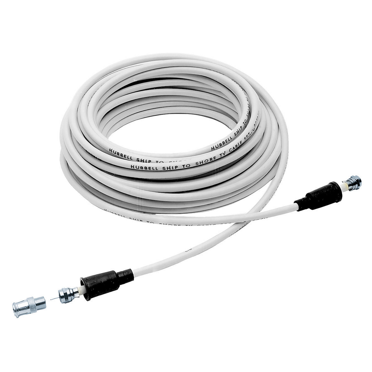 Hubbell TV99W TV99 50 Foot White TV Shore Cord