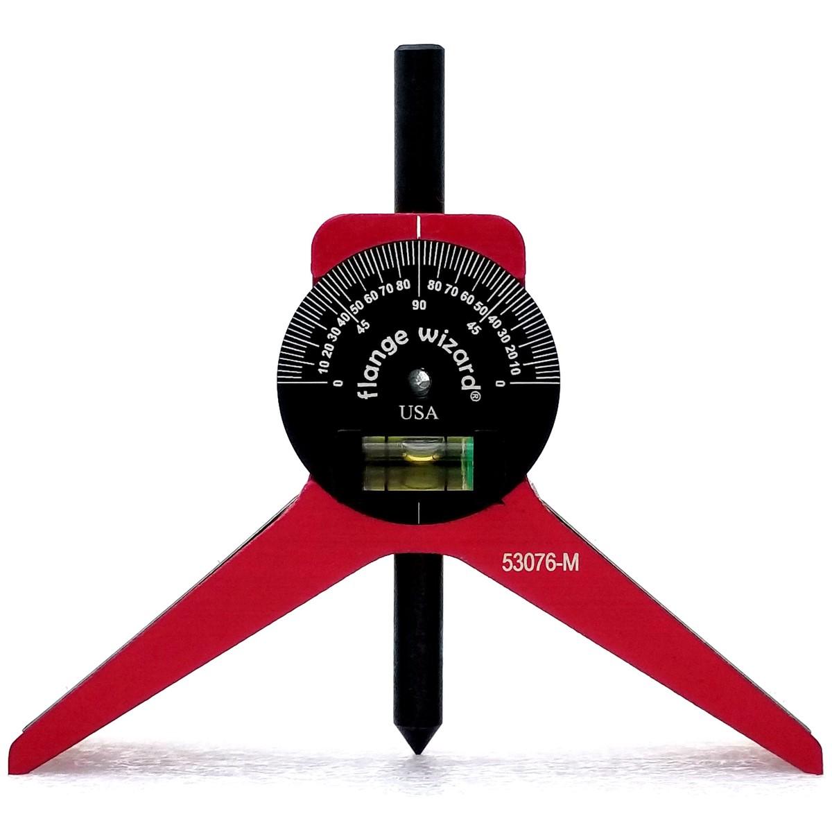 Flange Wizard FLW53076-M Centering Head Dial w/Vial Magnetic Medium
