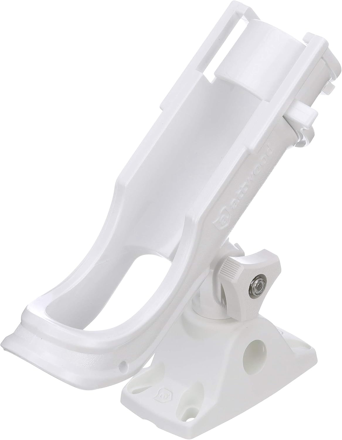 Attwood 5009W4 Heavy Duty Adjustable White Rod Holder with Combo Mount