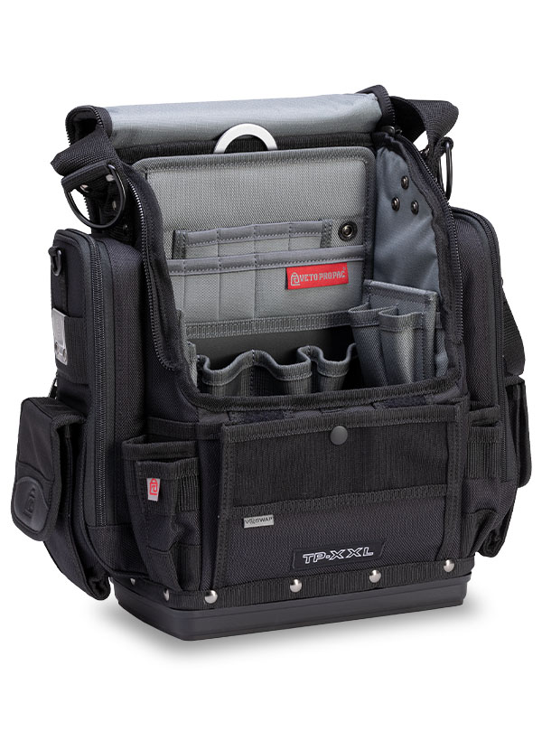 Veto Pro Pac VPP10478 Tp-Xxl Blackout Black Tool Bag for HVAC/R Systems