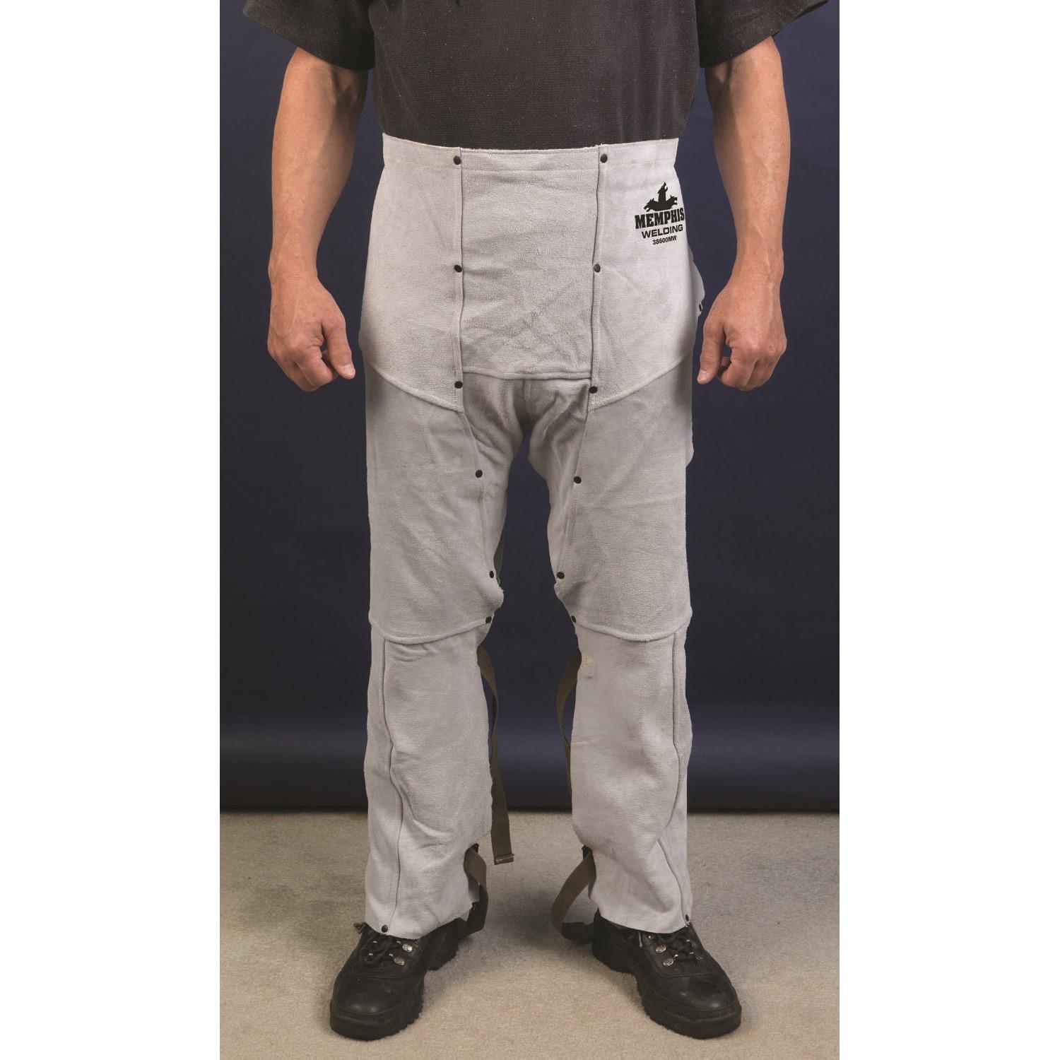 MCR Safety MCR38600MW Leather Welding Chaps 38" Long