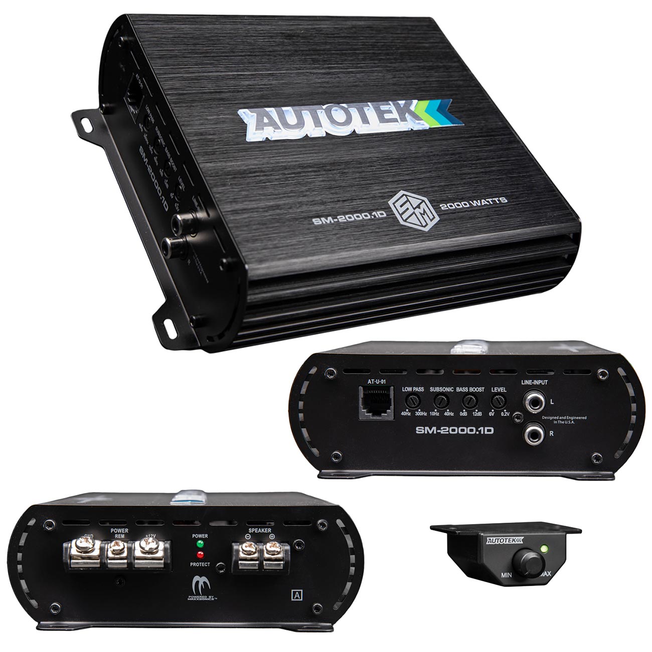 Autotek STREET MACHINE Monoblock Amplifier 2000 Watts